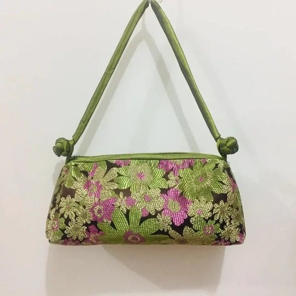 Oriental Charm Silk Evening Purse-Giltoria