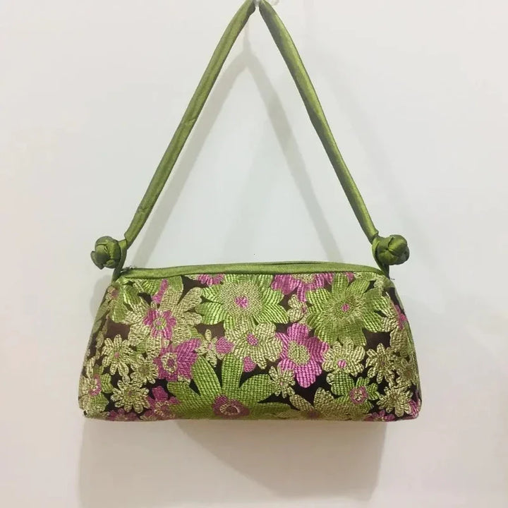 Oriental Charm Silk Evening Purse-Giltoria