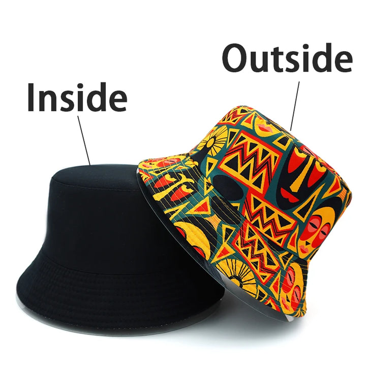 Cartoon Mask Bucket Hat-Giltoria