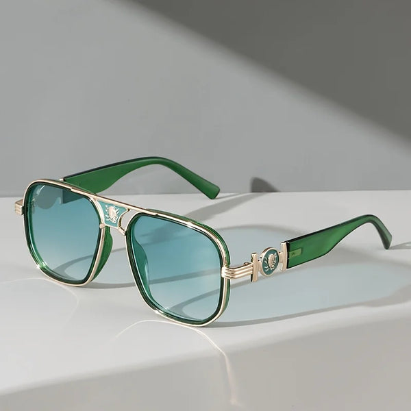Double Bridge Snake Sunglasses-Giltoria