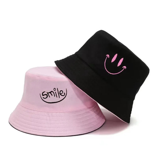 Cute Smiley Face Bucket Hat - Giltoria